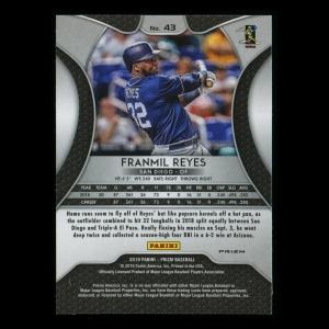 Franmil Reyes 2019 Prizm Red Padres