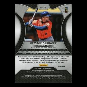 George Springer 2019 Prizm Red Astros