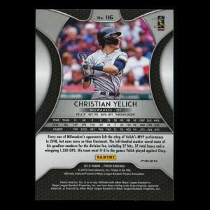 Christian Yelich 2019 Prizm Blue Brewers