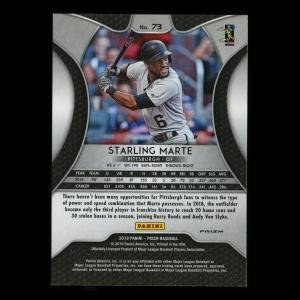 Starling Marte 2019 Prizm Hyper Purple and Green Pirates