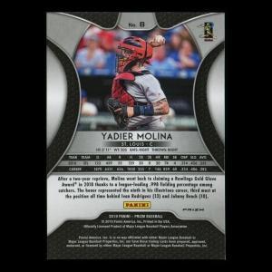 Yadier Molina 2019 Prizm Blue Cardinals