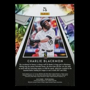 Charlie Blackmon 2019 Prizm Illumination Rockies
