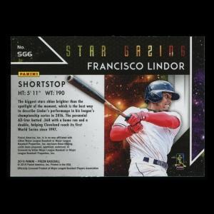 Francisco Lindor 2019 Prizm Star Gazing Indians