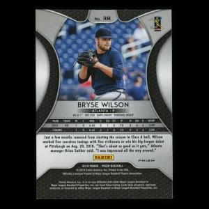 Bryse Wilson RC 2019 Prizm Red Rookie Braves
