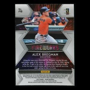 Alex Bregman 2019 Prizm Fireworks Astros