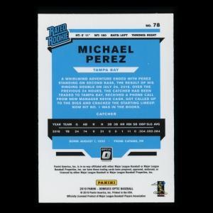 Michael Perez RR 2019 Optic Rated Rookie Rays