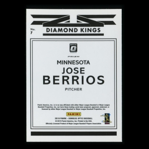 Jose Berrios 2019 Optic Diamond Kings Twins
