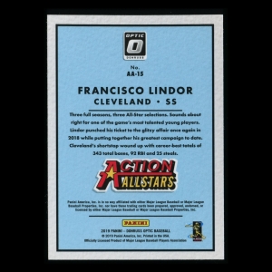 Francisco Lindor 2019 Optic Action All Stars Indians
