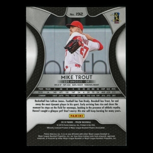 Mike Trout 2019 Prizm Angels