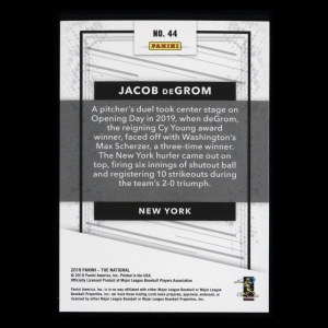 Jacob DeGrom 2019 The National Mets