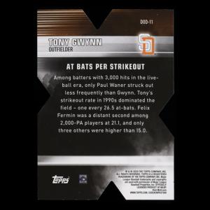 Tony Gwynn 2020 Topps Die-Cut At Bats Per Strikeout 1999s Padres