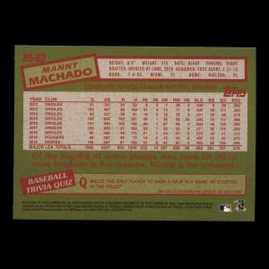 Manny Machado 2020 Topps 1985 35th Anniversary Padres