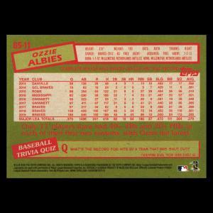 Ozzie Albies 2020 Topps 1985 Retro Braves