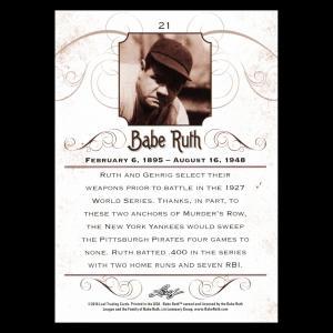 Babe Ruth 2016 Leaf The Anchors of Murderer's Row in 1927 #21