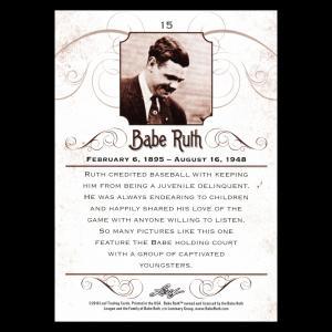 Babe Ruth 2016 Leaf Ruth Chatting with Captivated Youngsters #15