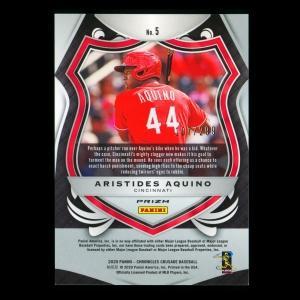 Aristides Aquino RC 2020 Chronicles Crusade Hyper Rookies Reds 107/299