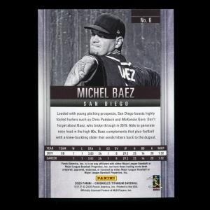 Michel Baez RC 2020 Chronicles Titanium Rookie Padres