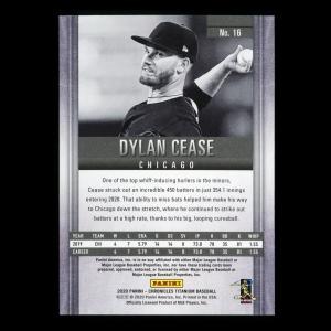 Dylan Cease RC 2020 Chronicles Titanium Rookie White Sox