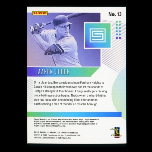 Aaron Judge 2020 Chronicles Status Yankees