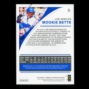 Mookie Betts 2020 Chronicles Magnitude Dodgers 13/99