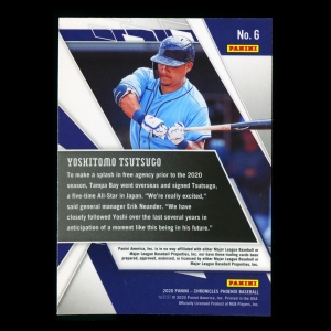 Yoshitomo Tsutsugo RC 2020 Chronicles Phoenix Rookie Rays
