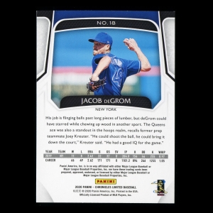 Jacob DeGrom 2020 Chronicles Limited Mets