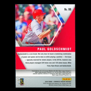 Paul Goldschmidt 2020 Chronicles Mosaic Cardinals