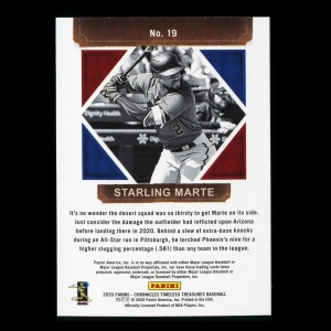 Starling Marte 2020 Chronicles Timeless Treasures Diamondbacks