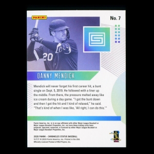 Danny Mendick RC 2020 Chronicles Status Rookie White Sox
