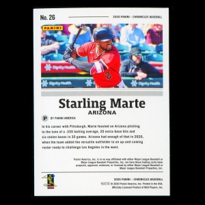 Starling Marte 2020 Chronicles Diamondbacks