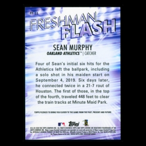 Sean Murphy RC 2020 Topps Chrome Freshman Flash Rookie Athletics