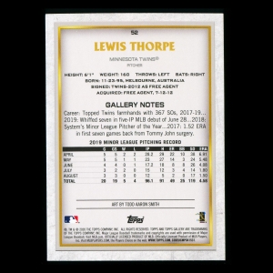 Lewis Thorpe RC 2020 Gallery Rookie Twins