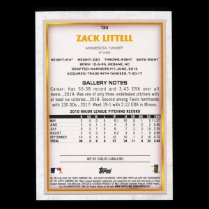 Zack Littell 2020 Gallery Rainbow Foil Twins