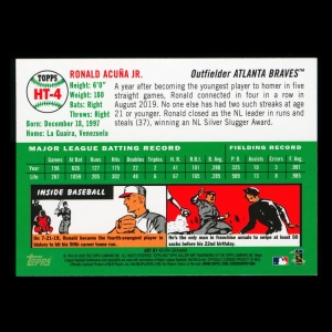 Ronald Acuna Jr. 2020 Gallery Heritage Braves