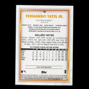Fernando Tatis Jr. 2020 Gallery Padres
