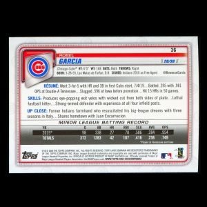Robel Garcia RC 2020 Bowman Rookie Cubs