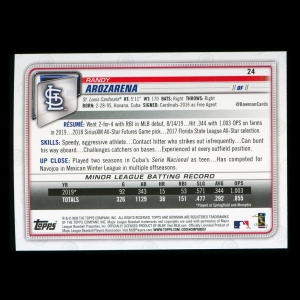 Randy Arozarena RC 2020 Bowman Rookie Cardinals