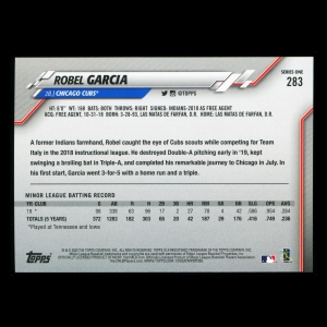 Robel Garcia RC 2020 Topps Rookie Cubs