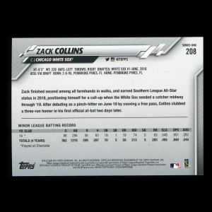 Zack Collins RC 2020 Topps Rookie White Sox