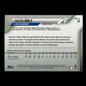 Austin Nola RC 2020 Topps Rookie Mariners