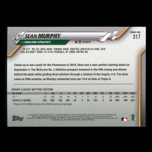 Sean Murphy RC 2020 Topps Rookie Athletics