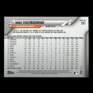 Mike Yastrzemski 2020 Topps Future Stars Giants