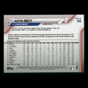 Austin Riley 2020 Topps Future Stars Braves