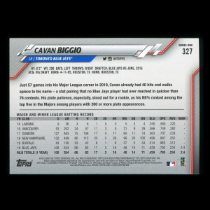 Cavan Biggio 2020 Topps Future Stars Blue Jays