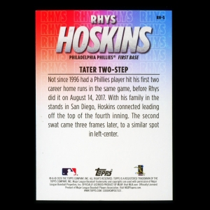 Rhys Hoskins 2020 Topps Tater Two-Step Phillies