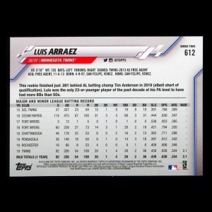 Luis Arraez 2020 Topps Future Stars Twins