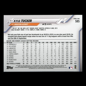 Kyle Tucker 2020 Topps Future Stars Astros