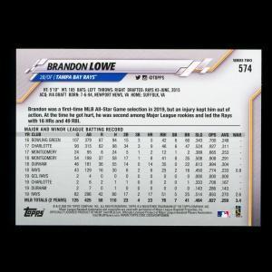 Brandon Lowe 2020 Topps Future Stars Rays
