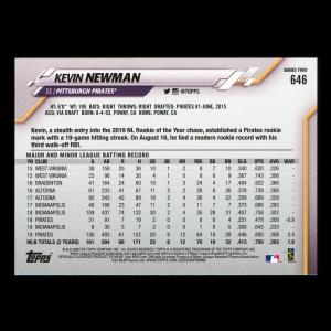 Kevin Newman 2020 Topps Future Stars Pirates