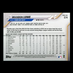 Brandon Lowe 2020 Topps Future Stars Rays